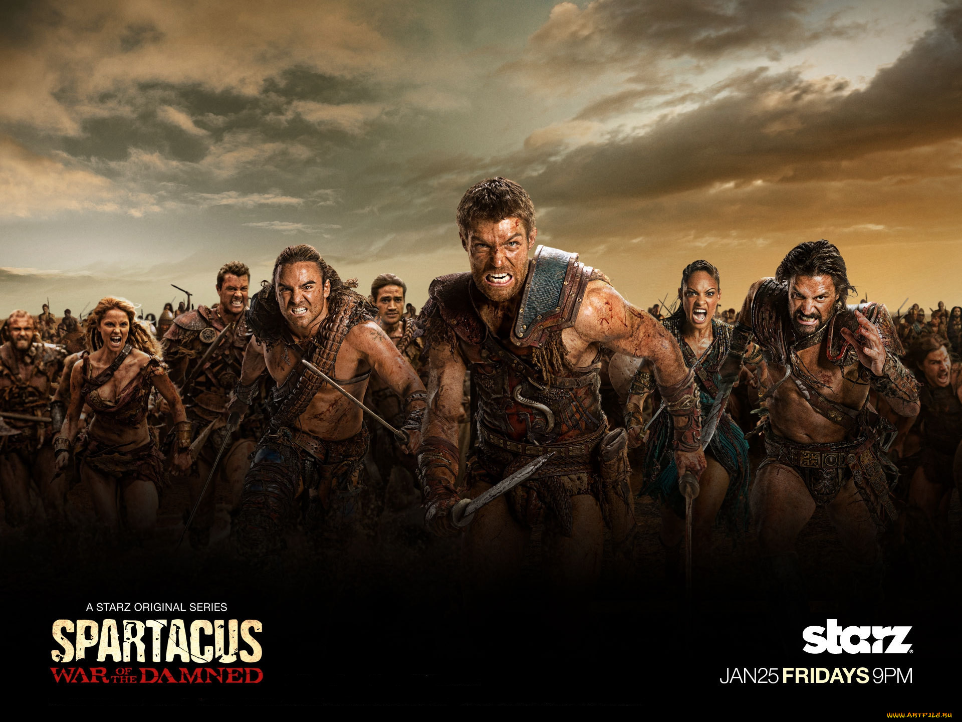 Обои Spartacus Кино Фильмы Spartacus: War Of The Damned, Обои Для.